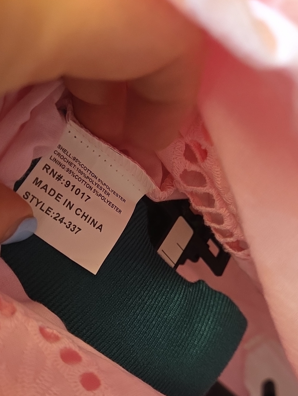 Nwt Large & Mediun Solitaire Pink Eyelet Maxi Dress - Picture 14 of 17